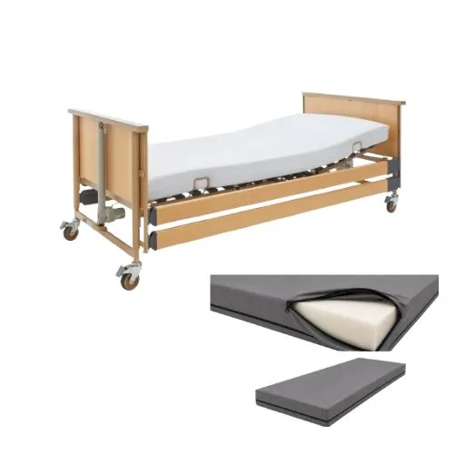 Pachet FABMEDICAL BASIC: pat medical și saltea poliuretan