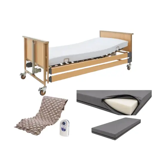 Pachet FABMEDICAL BASIC +: pat medical, saltea poliuretan și saltea antiescare